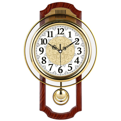 Retro Swing Wall Clock Living Room Simple Fashion Quartz Clock