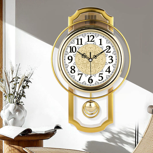 Retro Swing Wall Clock Living Room Simple Fashion Quartz Clock
